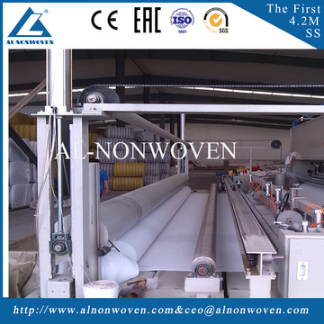 Latest design 6.5m non woven geotextile machinery for highway