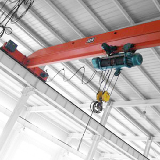 Electric single beam EOT crane warehouse use