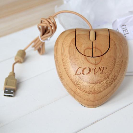 Bamboo Computer Office Mouse