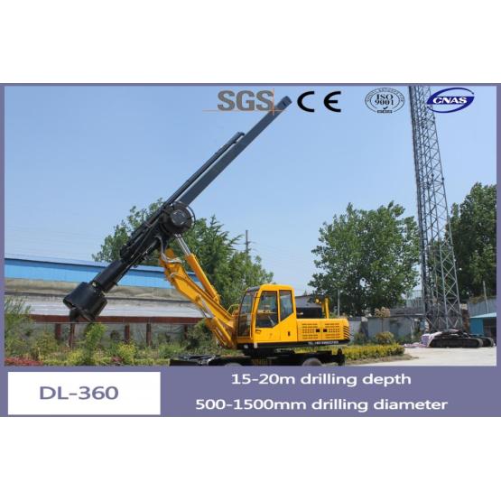 DL-360 20 meter wheeled drilling rig