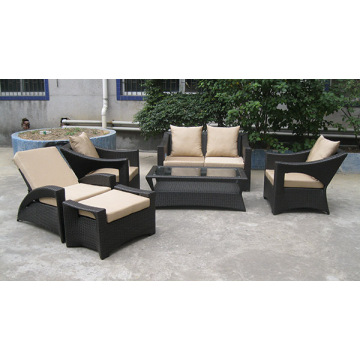 PE Rattan Furniture Outdoor Patio Wicker Sofa