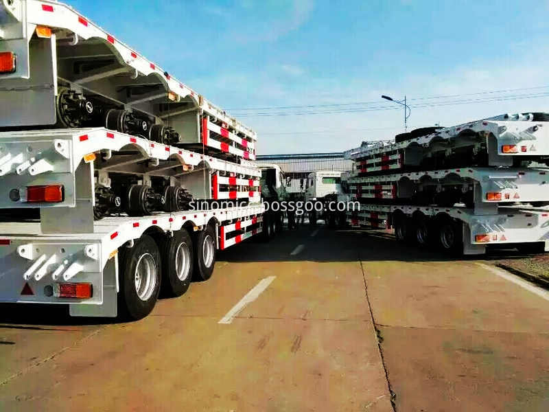 60 Tons 3 Axles Low Boy Trailer