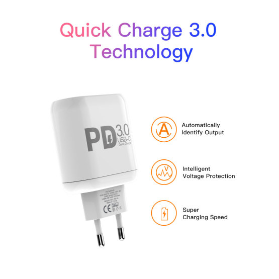 Quick Charge 3.0 USB Charger Dual USB Adapter