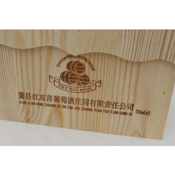 Engraving packaging wooden wine Packed Wine Box wholesale