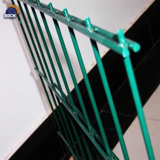 Galvanized double horizontal wire secure mesh fence