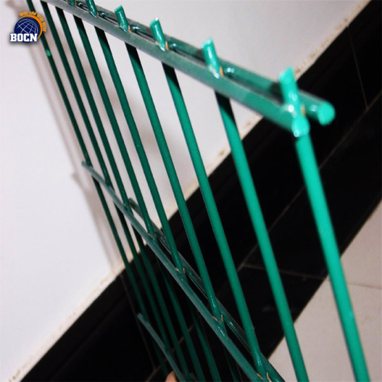 Powder coated welded double Wire Fence