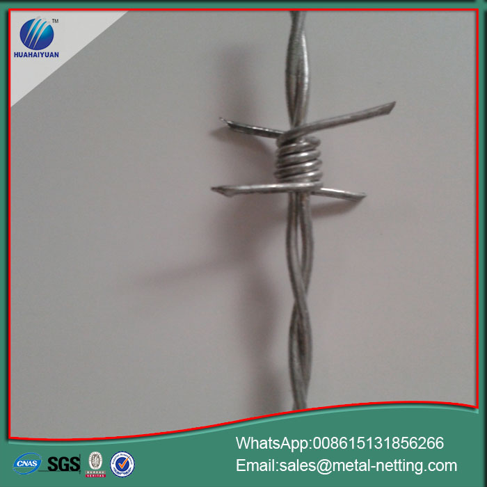 galvanized barb wire coil 2.5*2.0mm barbed wire