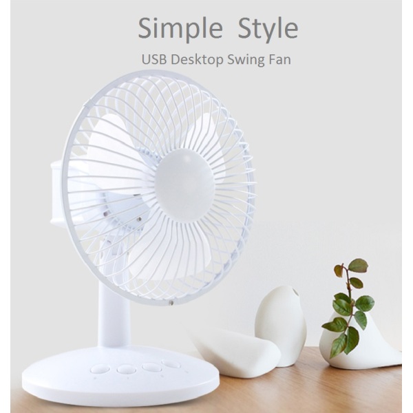 Stand Fan Quiet swing and battey DC