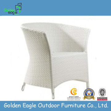 Outdoor Artificial Furniture White Wicker Chair