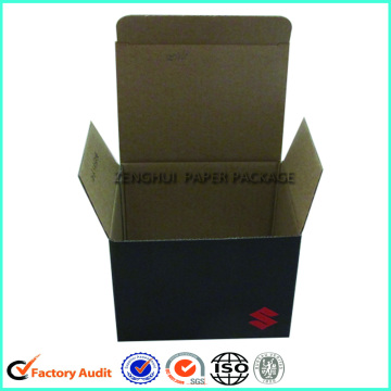 Black Corrugated Packaging Boxes With Lid