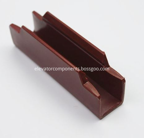 guide shoe insert Mitsubishi Elevator Cabin Guide Rail 10mm 16mm  