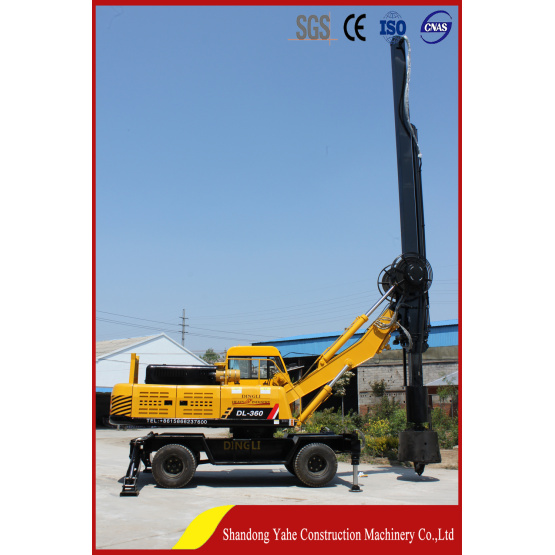 DL-360 wheeled rotary drilling rig export to africa