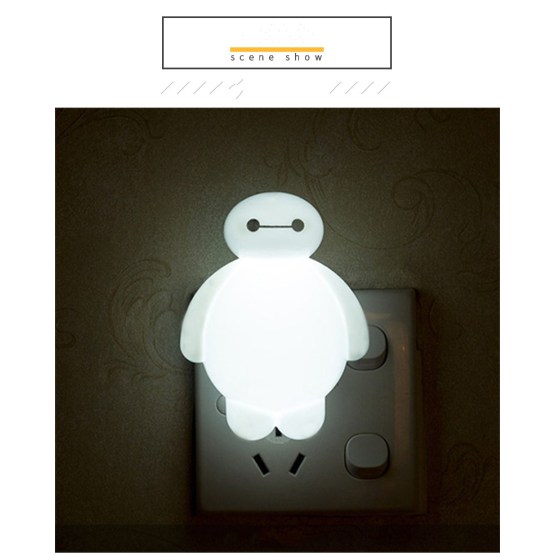 Children bedroom night lamp bedroom bedside plug type