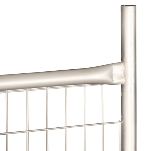 Convenient outdoors powder coating temporary fence