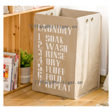 Folding cardboard Laundry Clothes Hamper Collapsible laundry basket