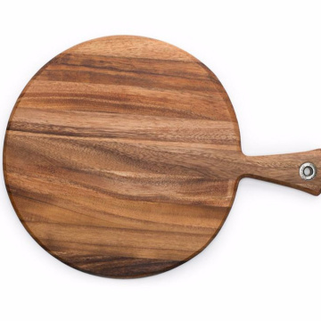 Acacia Wood Provencale Pizza Paddle Round
