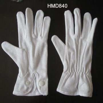 Sure Grip Cotton Gloves with Snap Closure