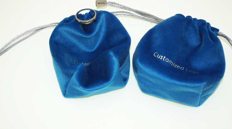Portable Custom Logo Microfiber Earphone Bag