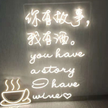 HOUSE DECORATION BOARD LED NEON LETTERS