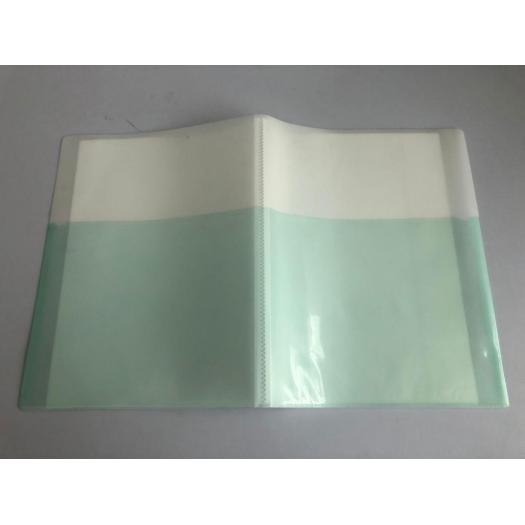 Transparent clear identification display book