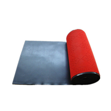 Lower price polyester plain exhibition carpet mat