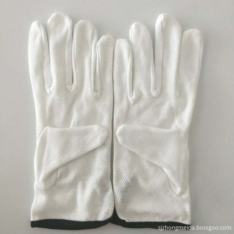 White Sure Cotton Gloves 7