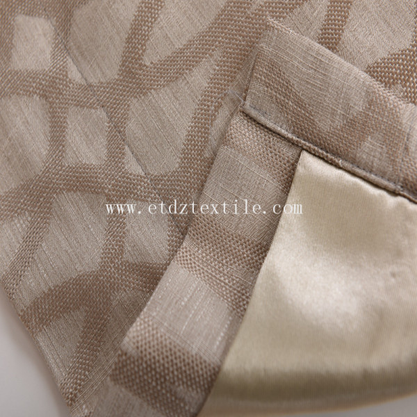 Polyester Jacquard Linen Touching Curtain