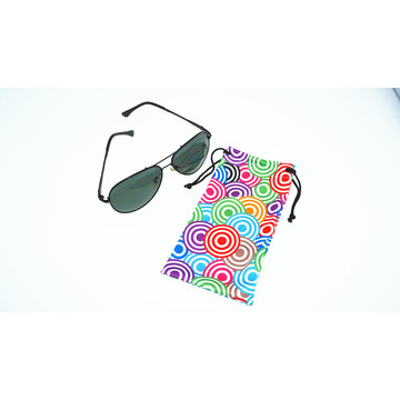 promotional digital printing microfiber pouch for eyeglasses