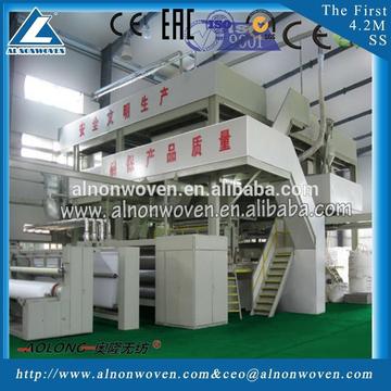 Professional AL-3200MM SSS PP Spunbond Nonwoven Machine Made in China