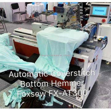Automatic Tubular Coverstitch Bottom Hemmer