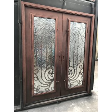 Exterior Door Wrought Iron Double Door