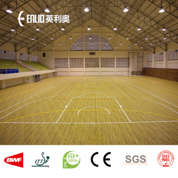 Indoor PVC Rolling Wood-like Basketball Flooring