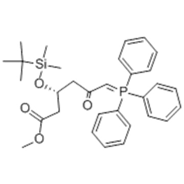 Methyl (3R)-3-(tert-butyldimethylsilyloxy)-5-oxo-6-triphenylphosphoranylidenehexanoate CAS 147118-35-2