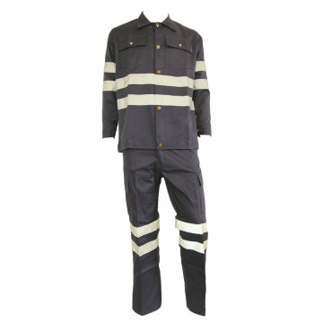 Welder Labour Work Suit with Reflective Tapes