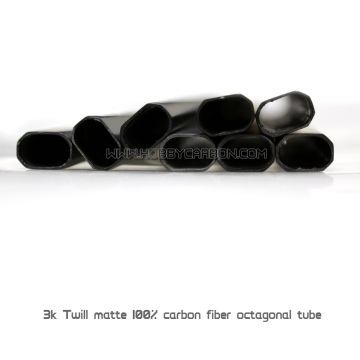 30X30mm carbon fiber octagonal tube with aluminum clamps