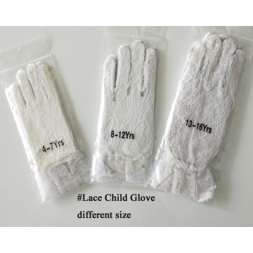 Lace White Gloves for Children