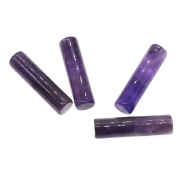 Natural Real Amethyst Cylinder Beads 10x18MM