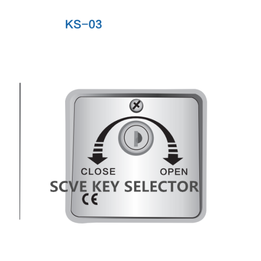 Roller Shutter Key Switch KS-01 to KS-04