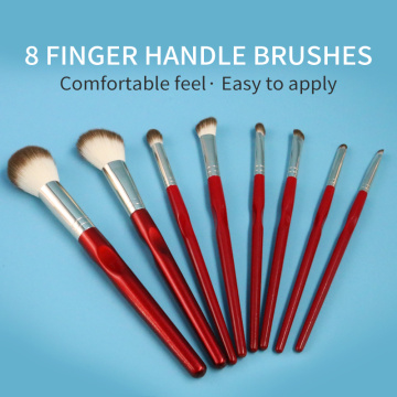 2020 New Red Finger handle makeup brushes sets