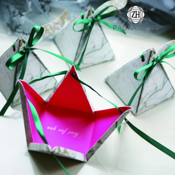 Wholesale Triangle Pyramid Candy Boxes Custom