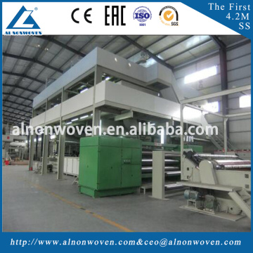 The most professional 2.4m SMS PP non woven fabric making machine made in China