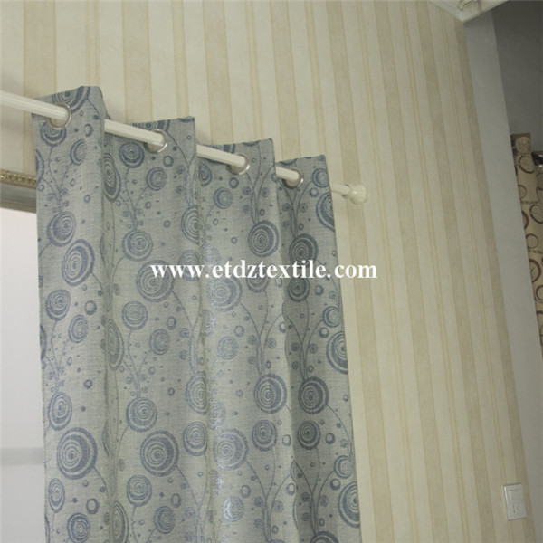 2016 Hot Sell Linen Jacquard Curtain Fabirc