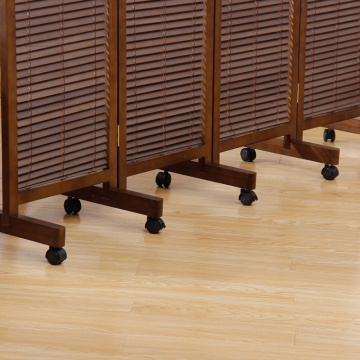 Blinds wooden screen room divider,Neo-Chinese style solid wood folding indoor decoration wooden screen