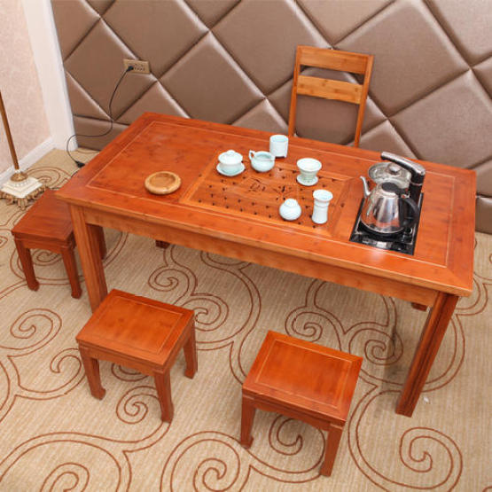 Delicate bamboo tea tray