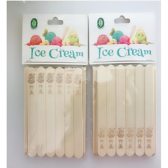 Bamboo ice cream stick