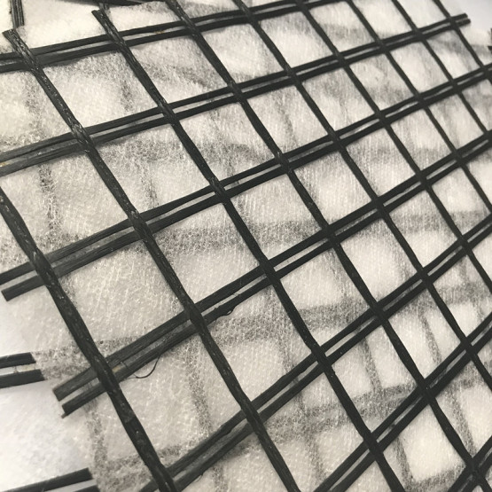 Fiberglass Geogrid Composite Nonwoven Fabric by Glue
