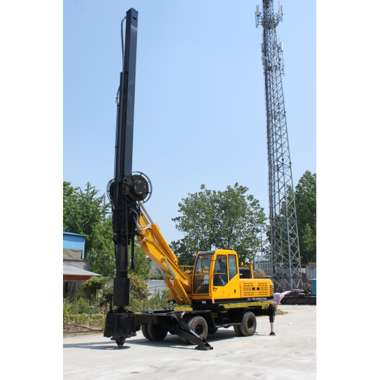 Small Hydraulic Wheeled Drilling Rig for Sale