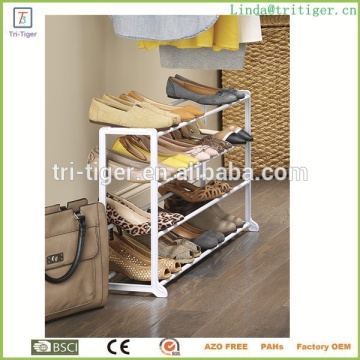 China factory 20 Pairs 4-Tier floor Shoe Rack