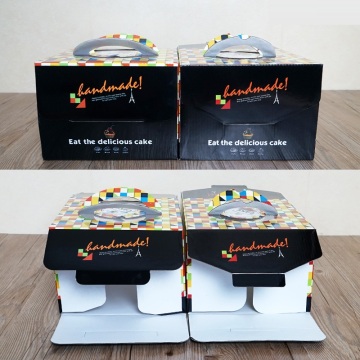 Corrugated paper birthday cake packaging
