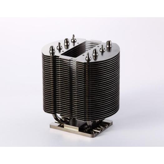 LED Lamp Heatsink with Copper Sintered Heat Pipes